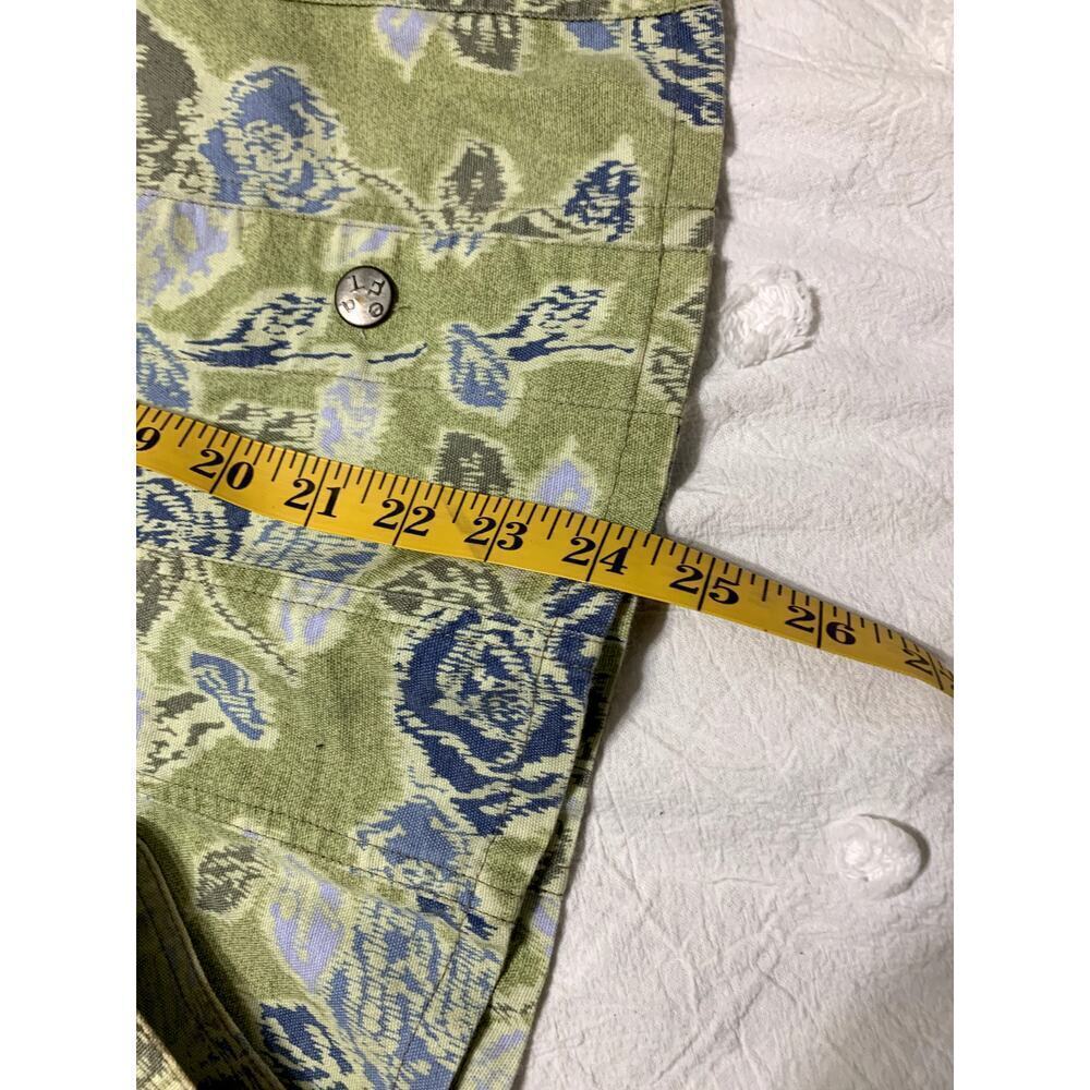 So Blue Sigrid Olsen Shacket Women's 14 Floral 100% Cotton Feminine Casual - Picture 5 of 8